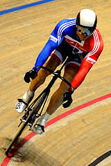 Sir Chris Hoy in action!